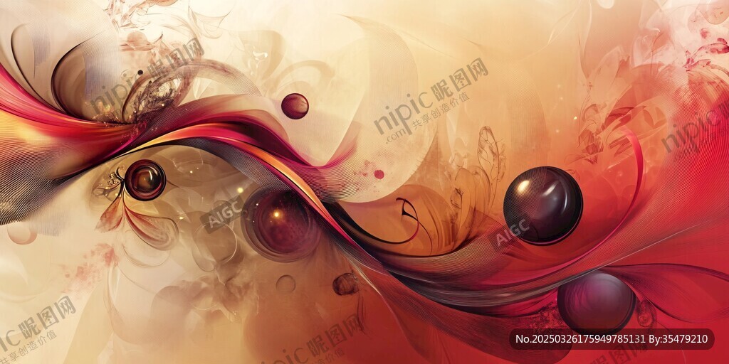 绚丽动感抽象艺术流体图案