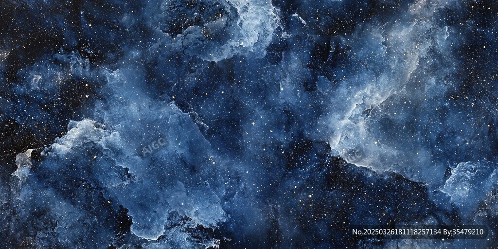 梦幻深邃的宇宙星云景观