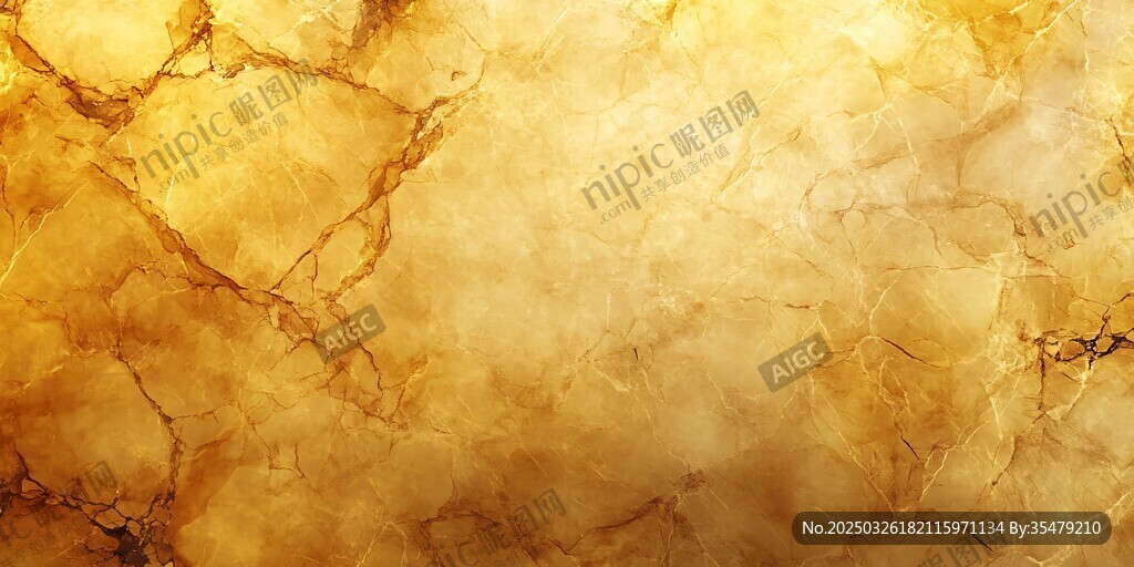 金黄大理石纹理背景图