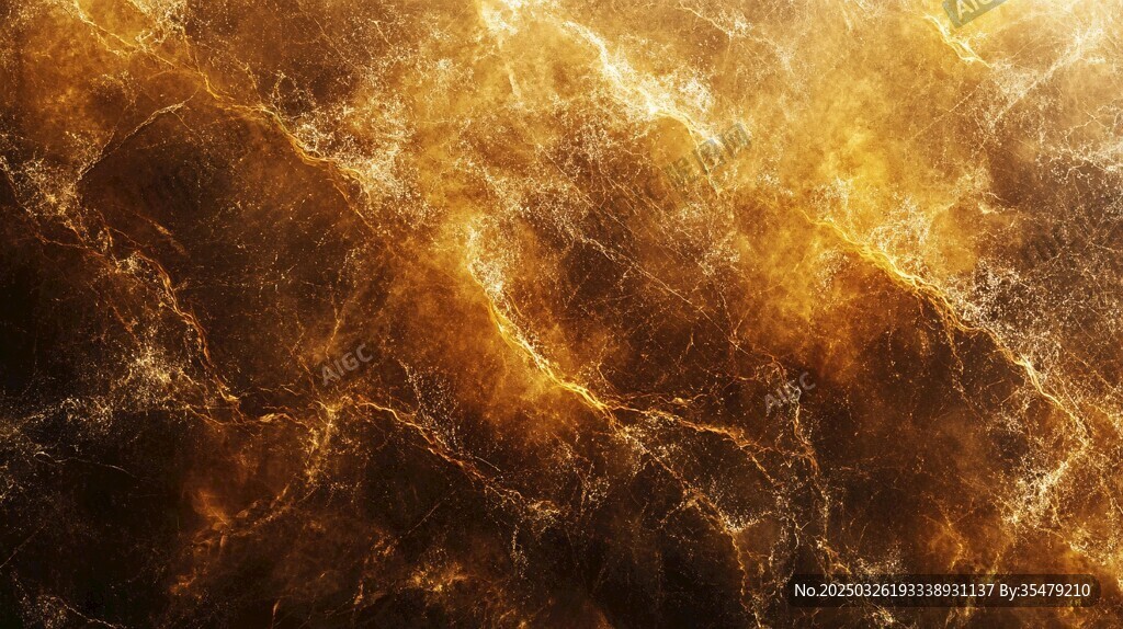 奢华金棕大理石纹理背景