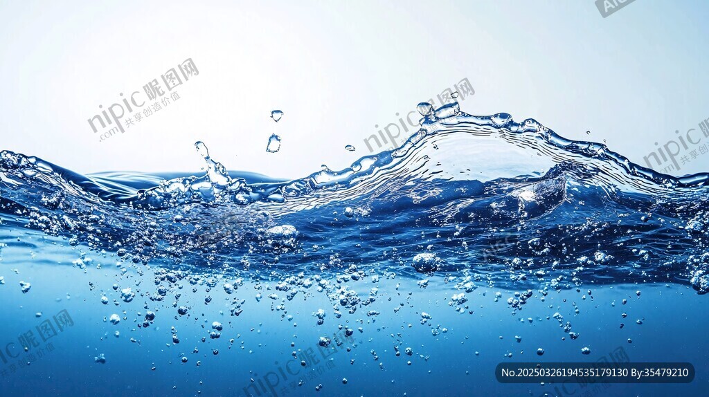灵动水波 清新水韵画面