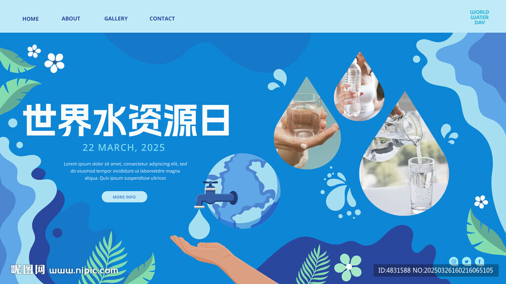 世界水资源日宣传