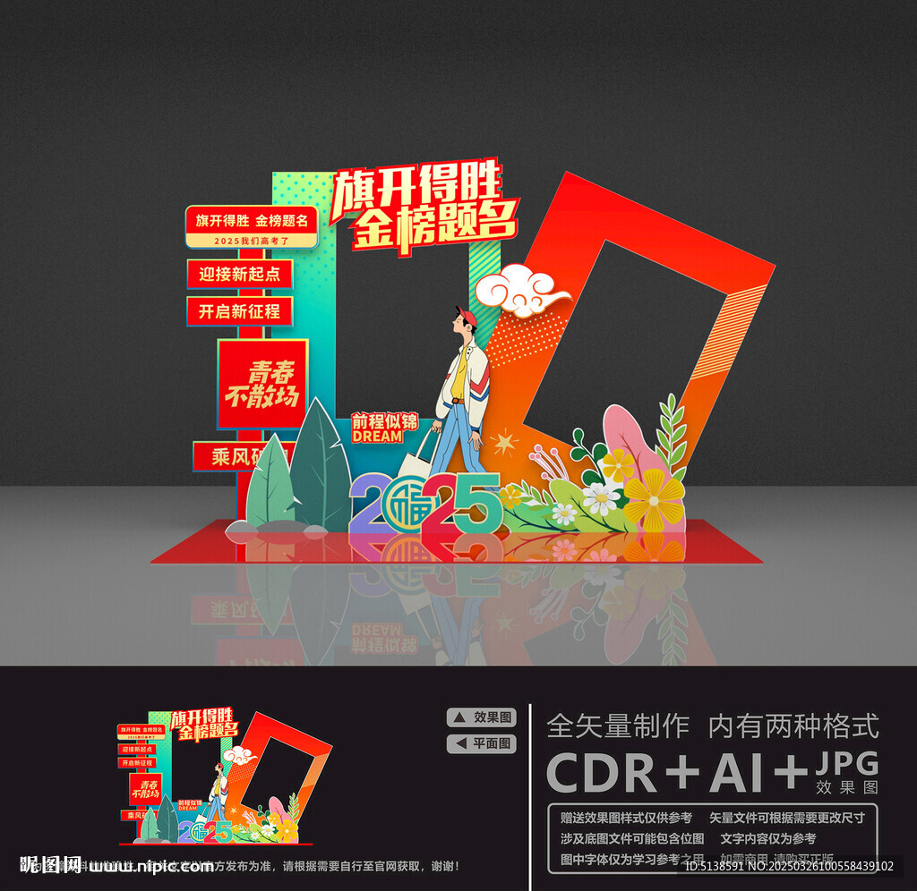 高考拍照框
