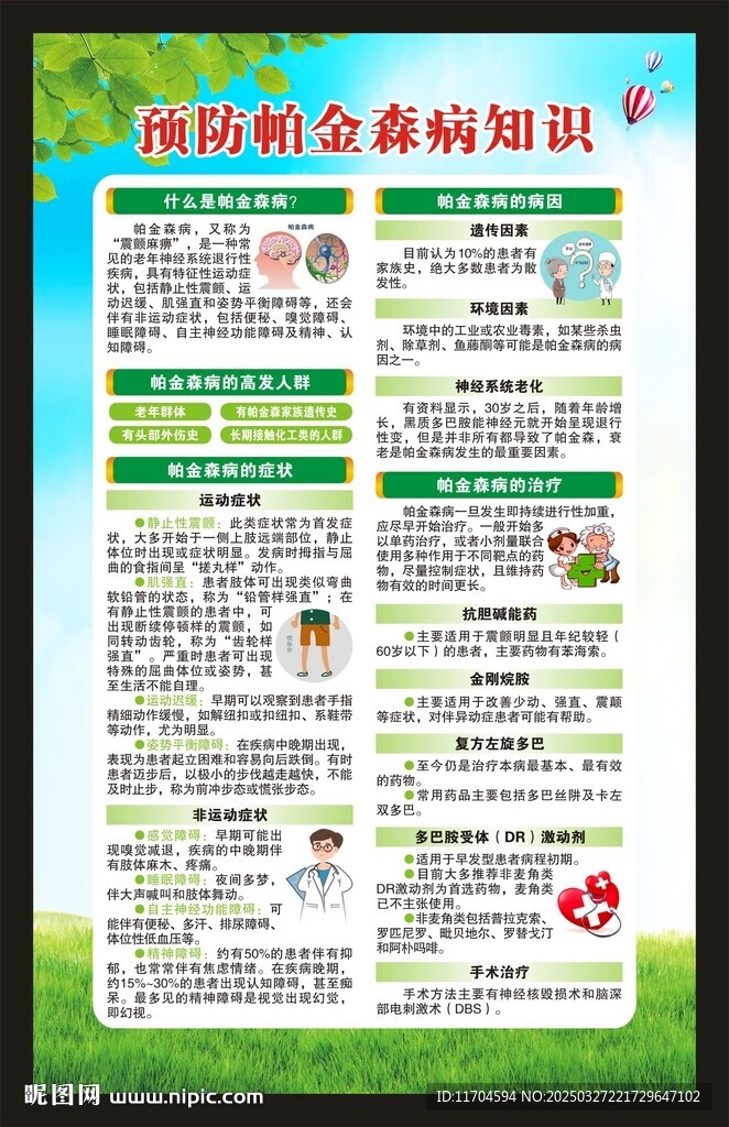 世界帕金森病日海报