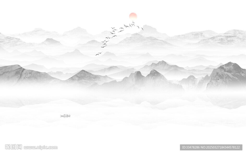 新中式山水画