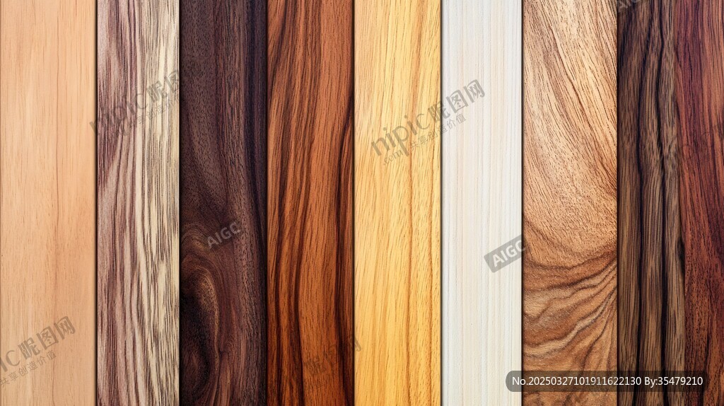 多样木材纹理展示
