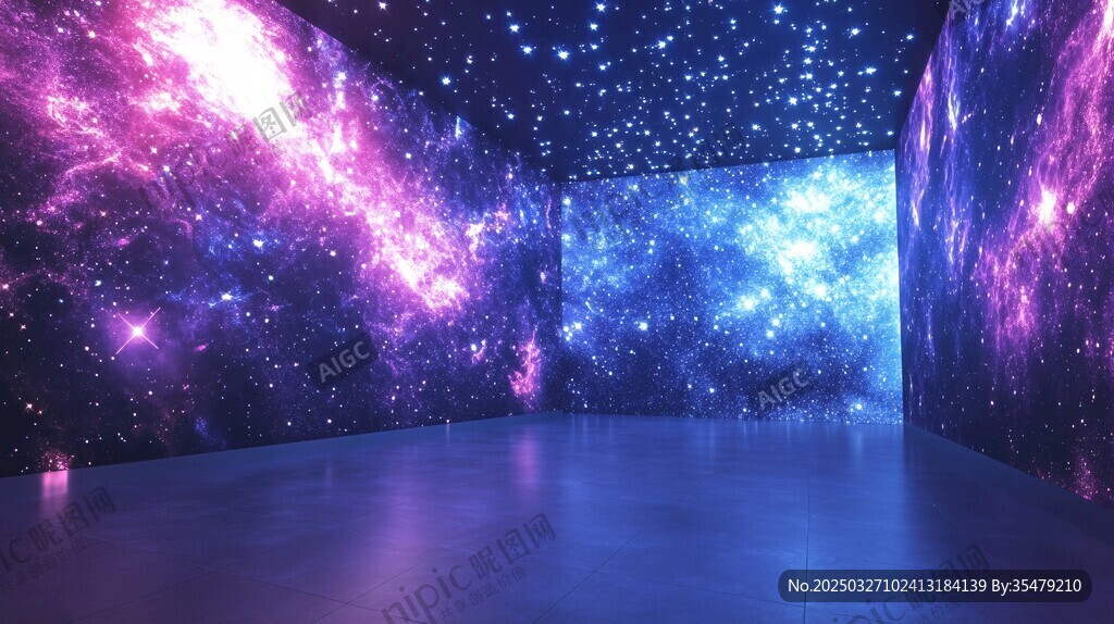 梦幻星空室内场景