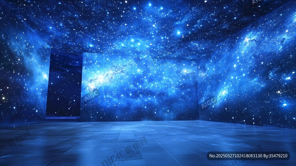 梦幻星空室内场景
