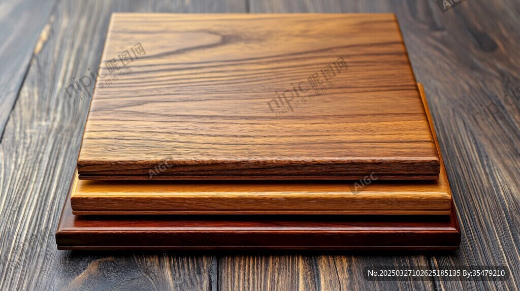 多样实木板材展示