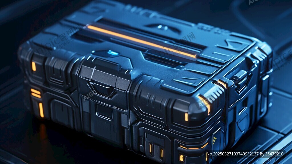 未来感科技风神秘黑匣子