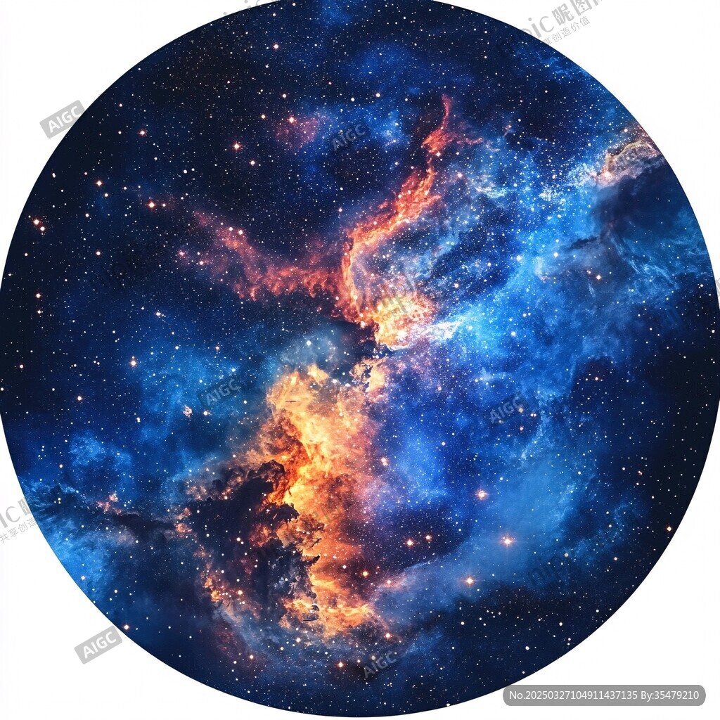 梦幻宇宙星空图景