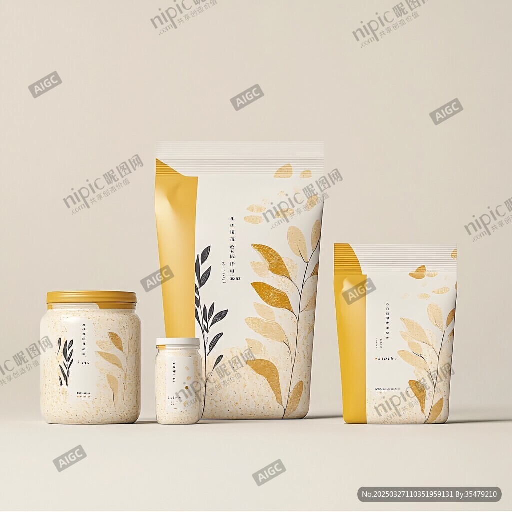 简约风食品包装设计展示