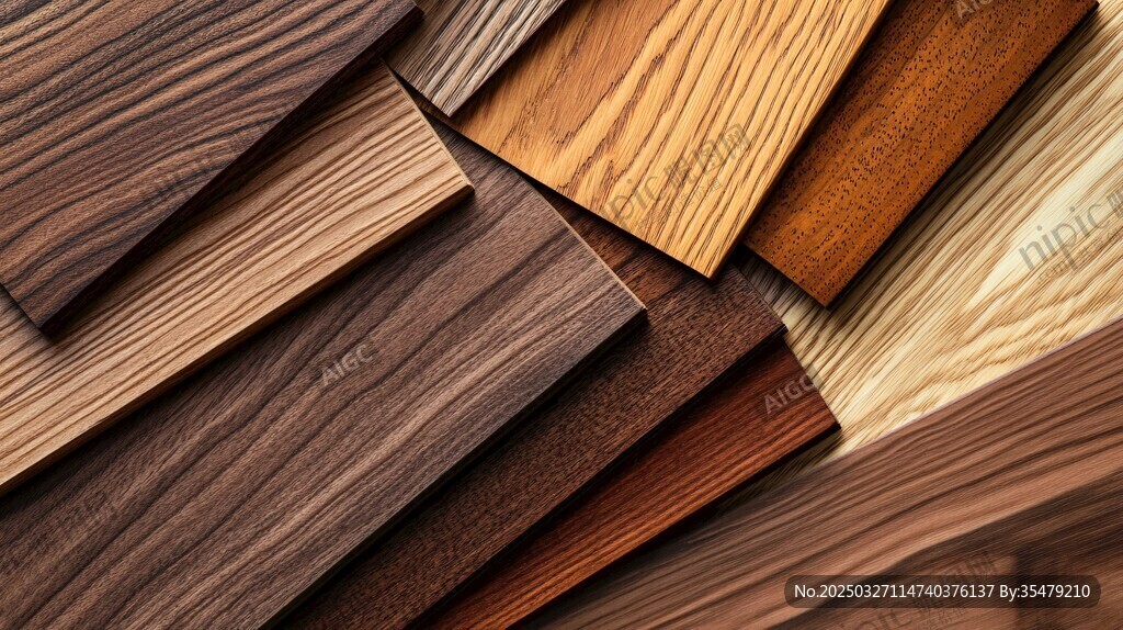多样木纹板材展示