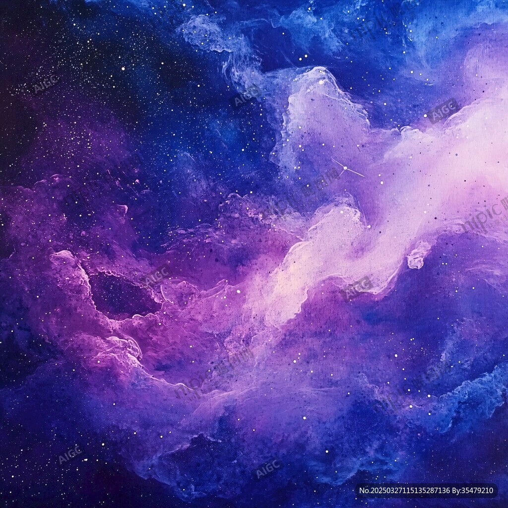 梦幻绚丽的星云宇宙景象