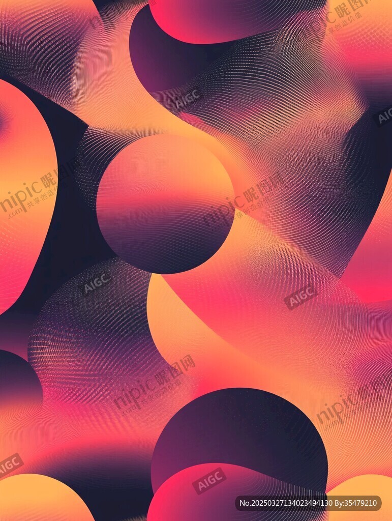 渐变几何抽象图案背景