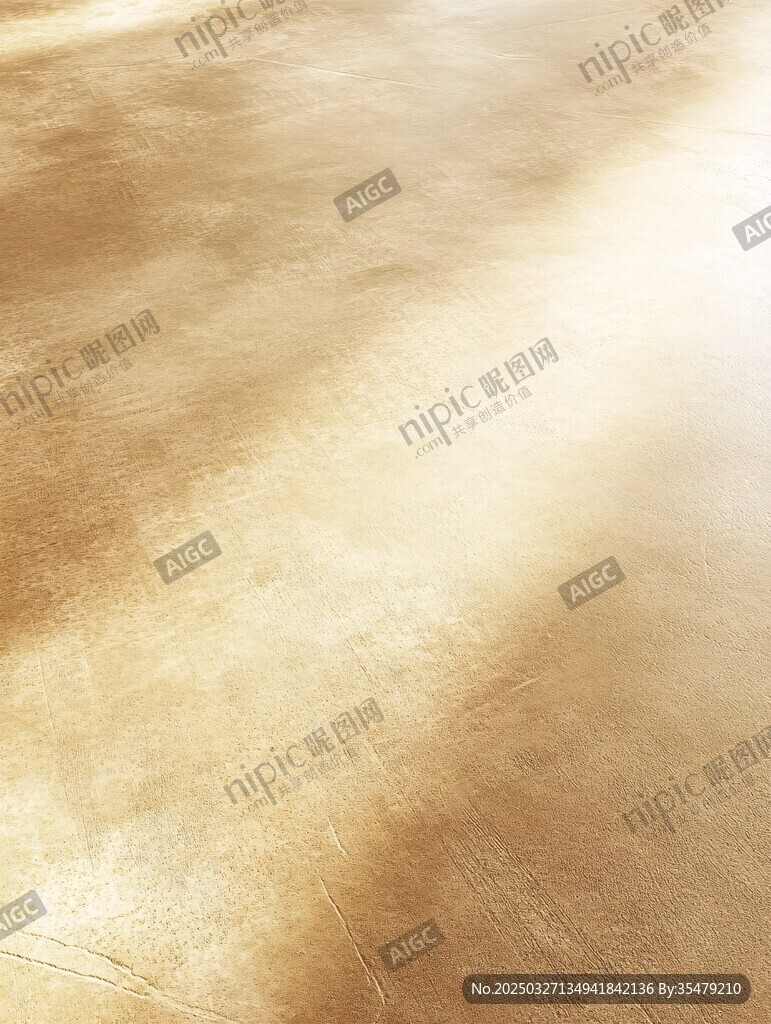 金色纹理地面特写画面