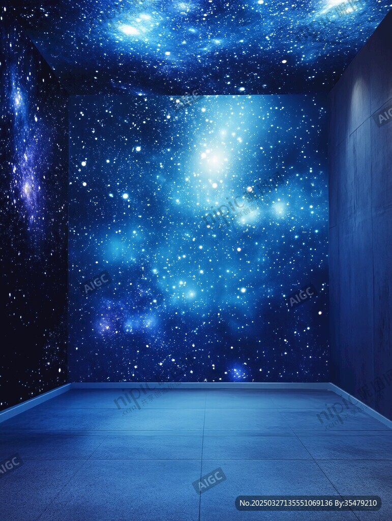 梦幻星空室内背景墙