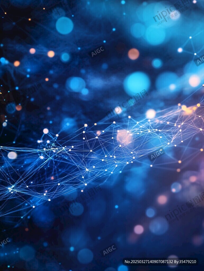 梦幻科技网络背景图