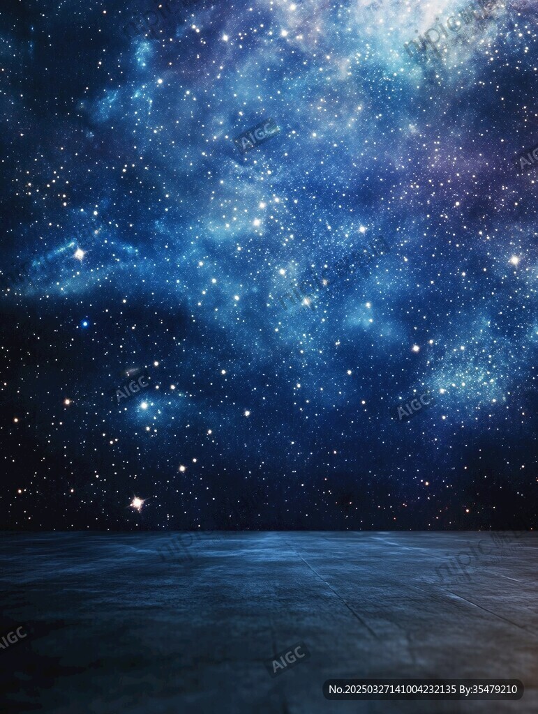 梦幻星空下的静谧之地