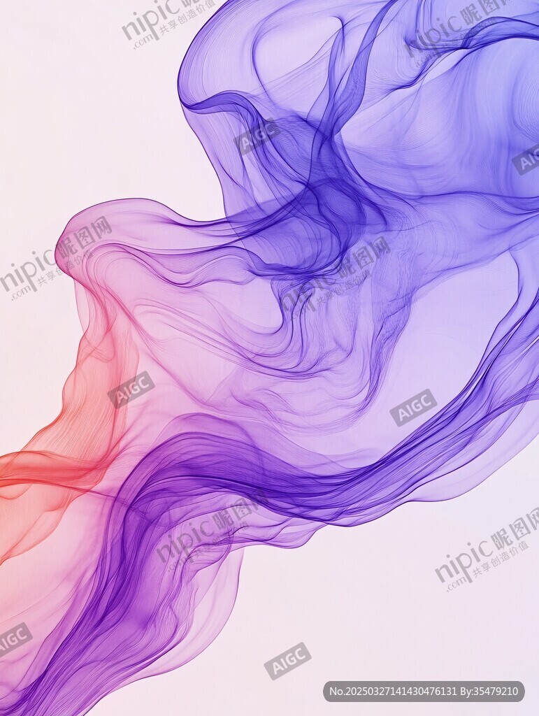 梦幻炫彩流动烟雾纹理