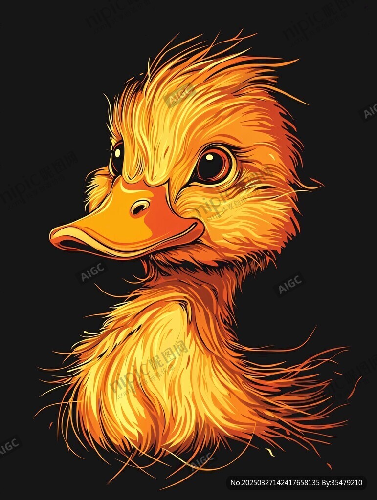 可爱小黄鸭卡通形象