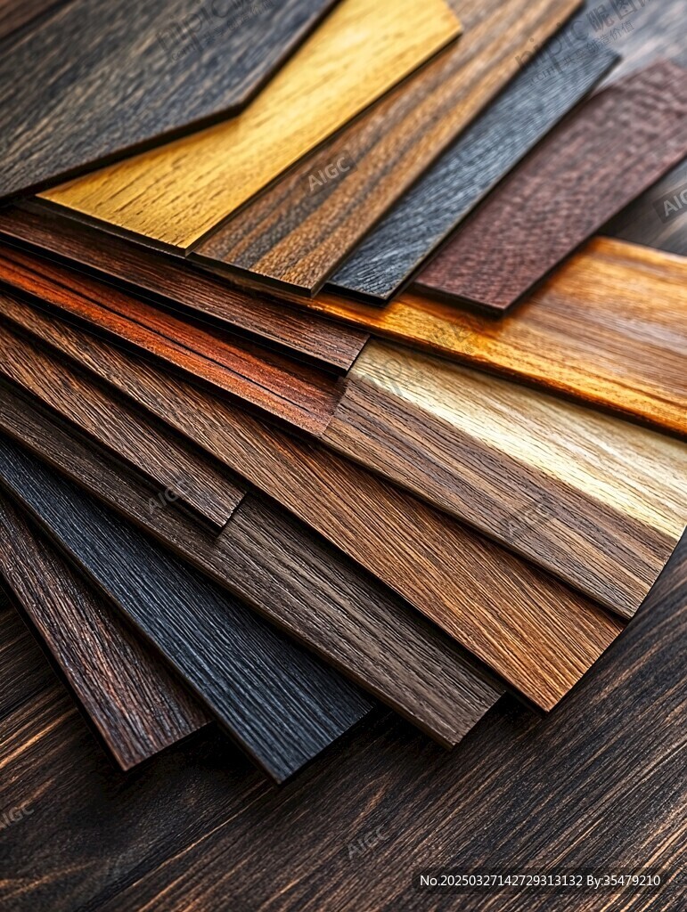 多样木纹板材展示