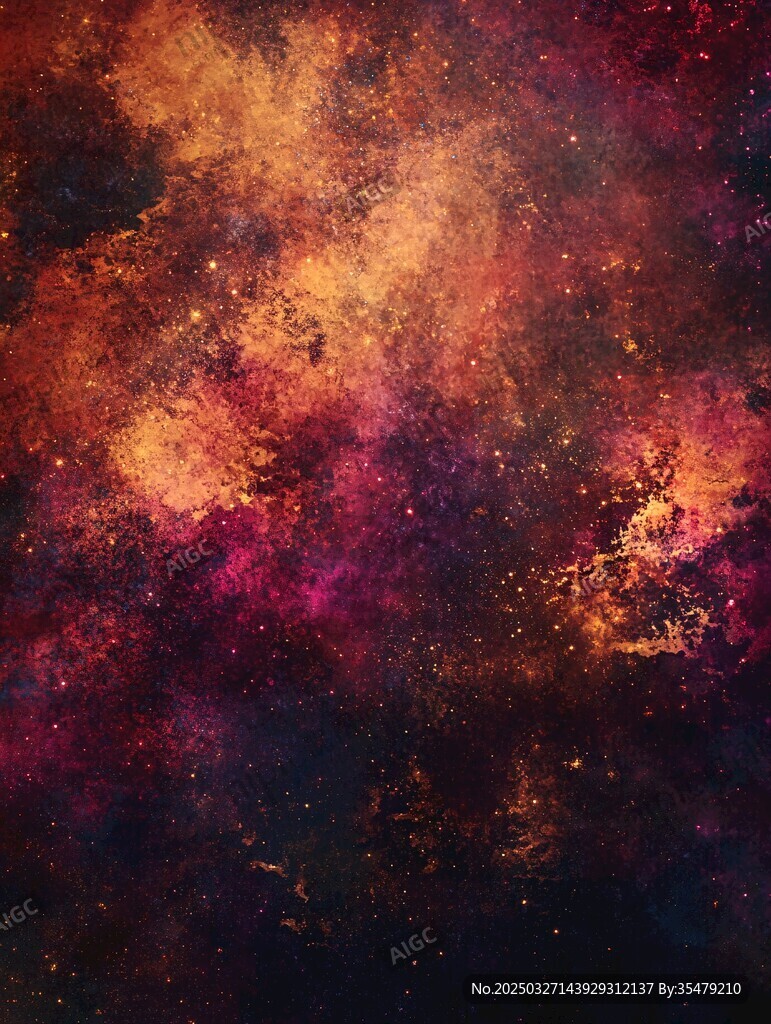 梦幻星云背景图