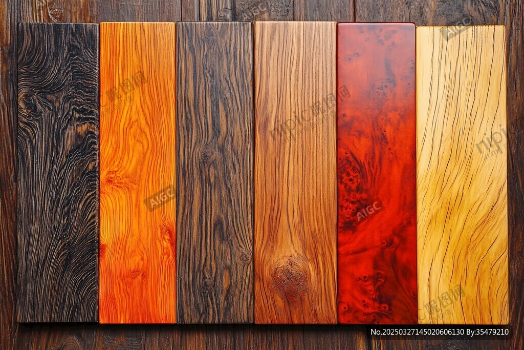 多样木纹板材展示