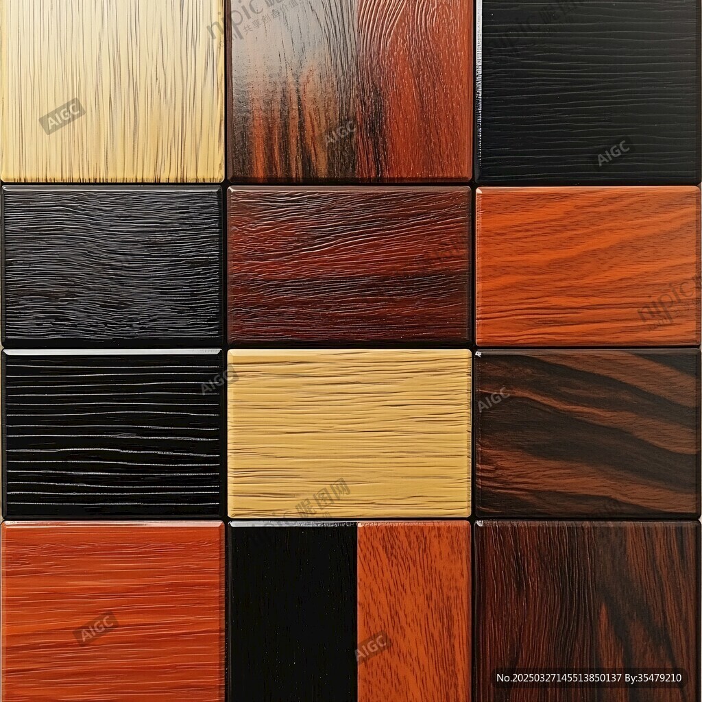 多样木纹板材展示
