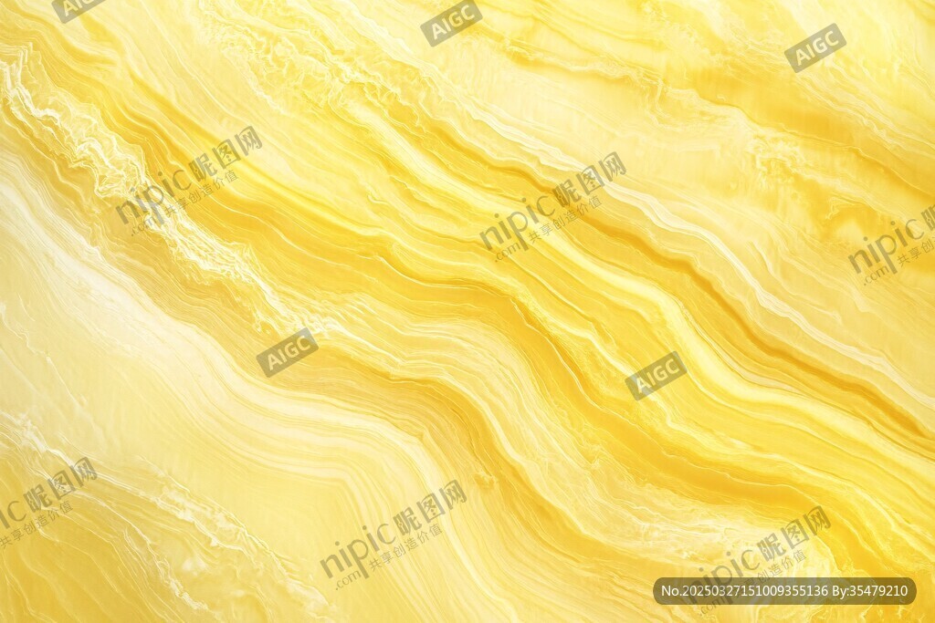 金黄流体纹理背景图案