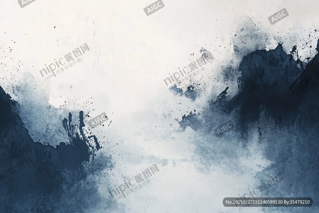 水墨山水意境图