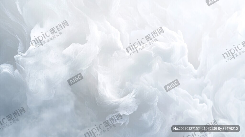 梦幻白色烟雾纹理背景