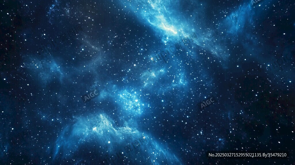 梦幻深邃星空背景图
