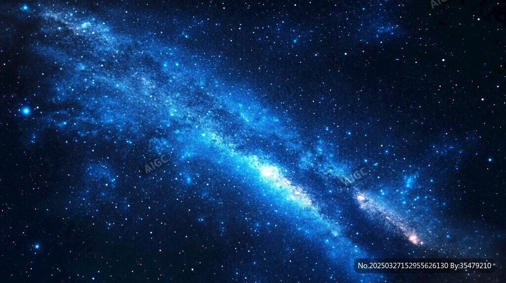 梦幻璀璨的深邃星空