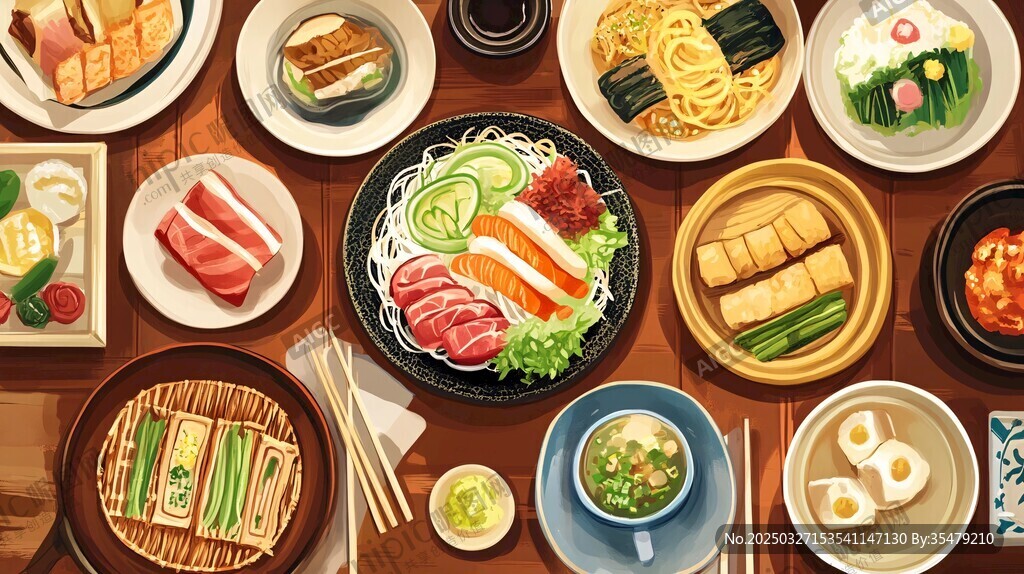 多样亚洲美食大赏
