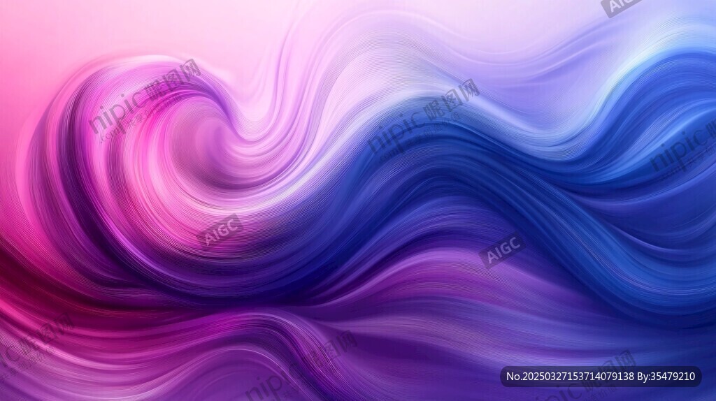 梦幻渐变流体艺术背景图