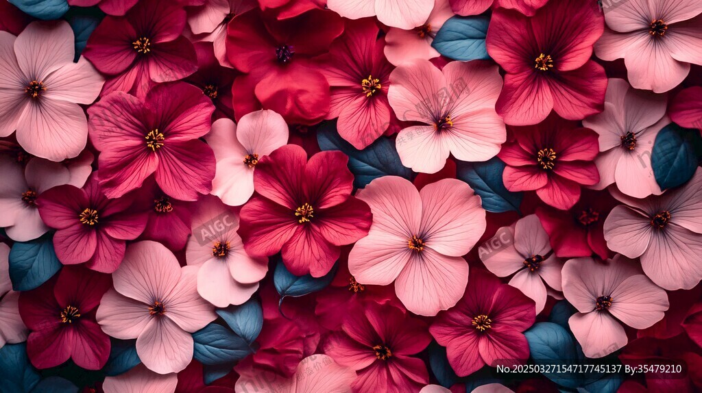 缤纷繁花背景图