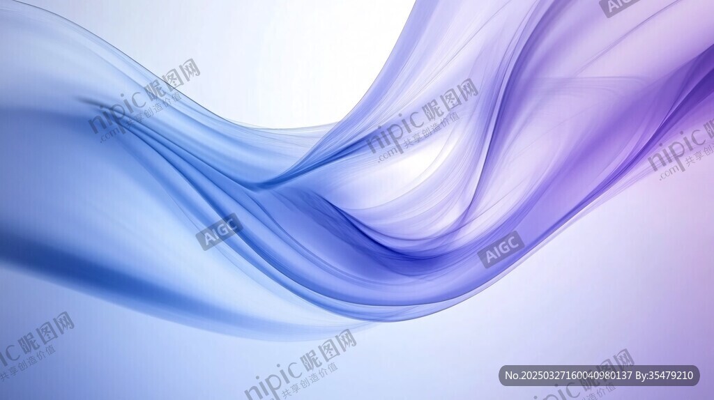 梦幻蓝紫渐变流动背景图