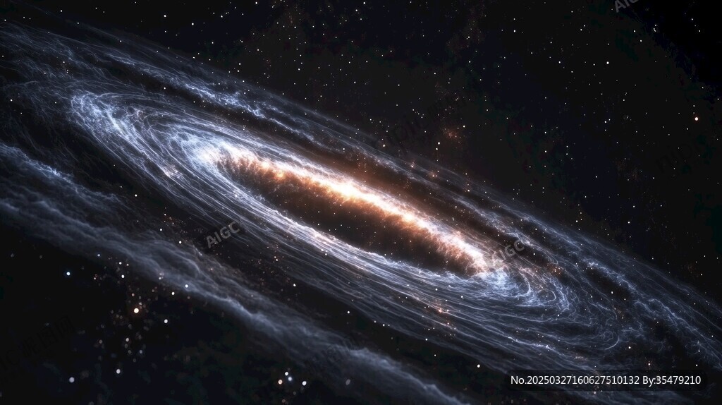 壮丽螺旋星系在浩瀚宇宙