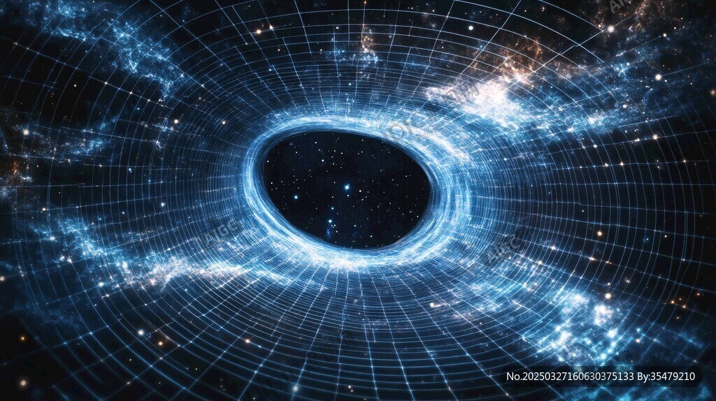 神秘宇宙中的时空漩涡