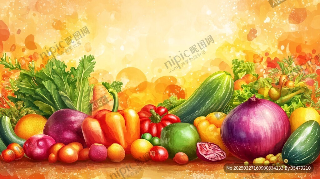 多彩新鲜蔬菜大集合
