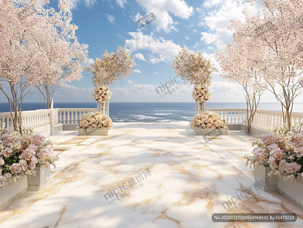 海边浪漫梦幻婚礼场地
