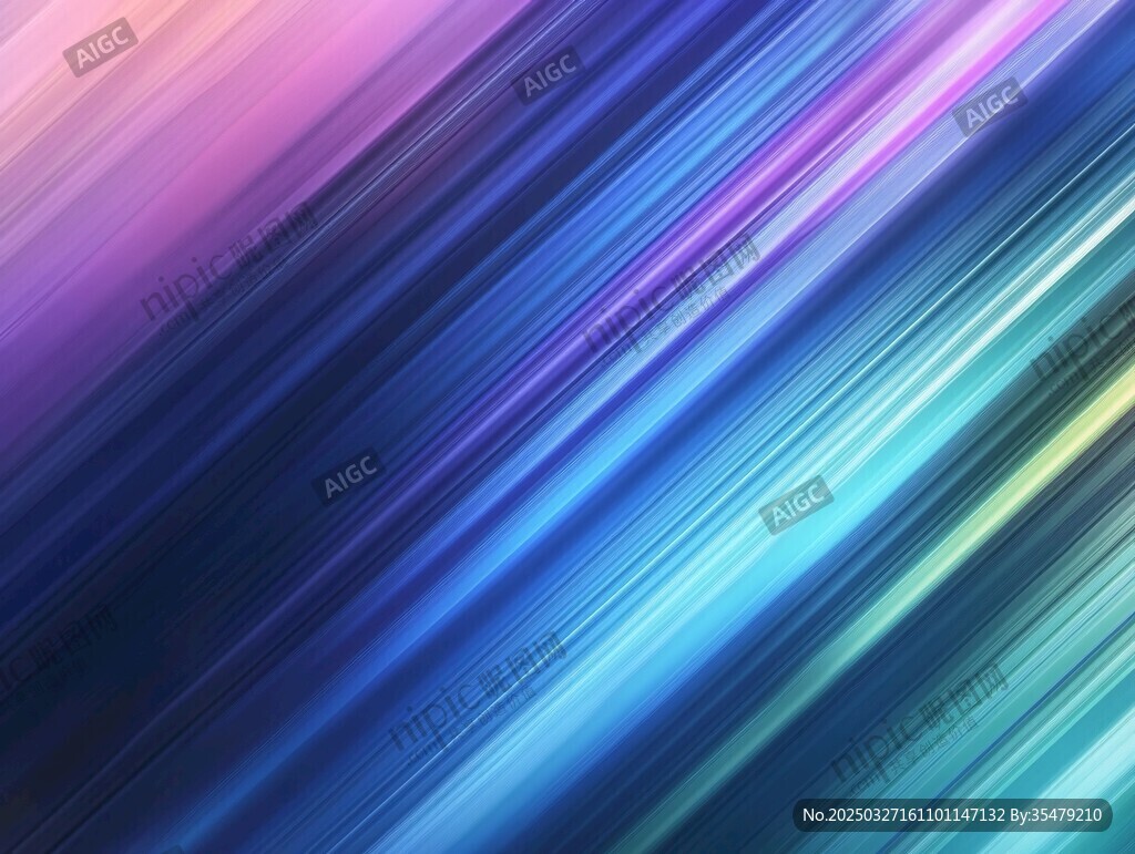 梦幻炫彩渐变光线背景
