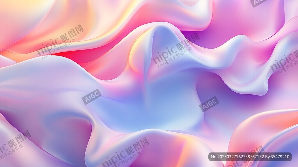 梦幻渐变流体纹理背景