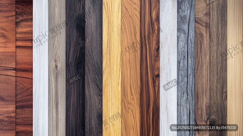 多样木纹板材展示