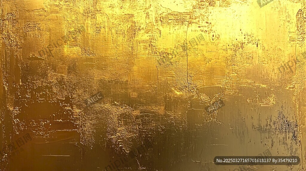 金色抽象艺术纹理背景