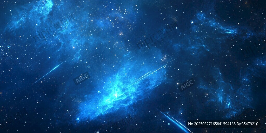 梦幻星空 流星闪烁的宇宙