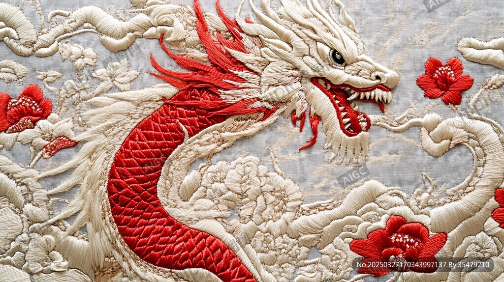 中式浮雕龙 精美传统图案
