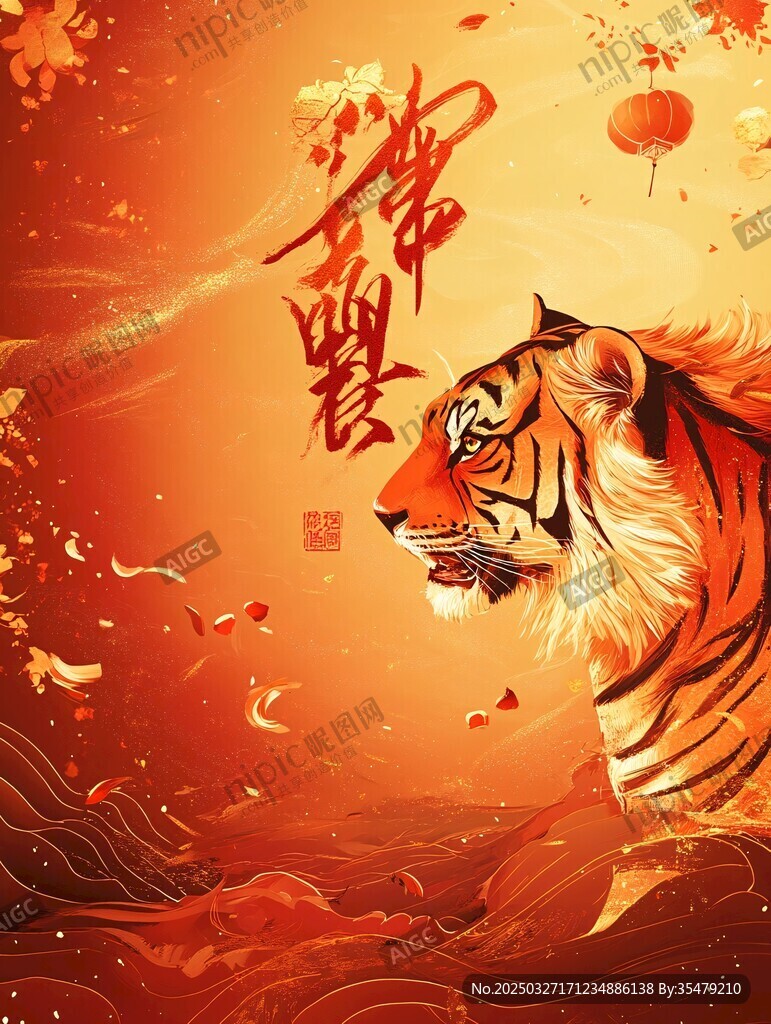 瑞虎贺岁 国潮虎年图景