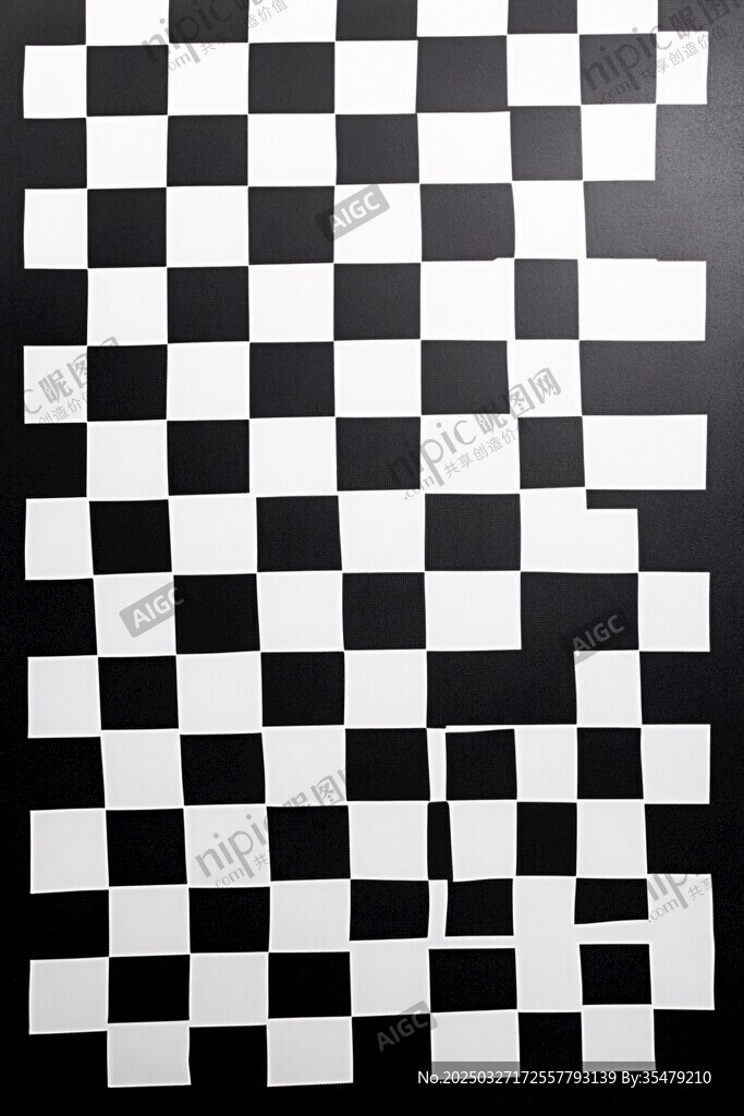 黑白棋盘格图案背景